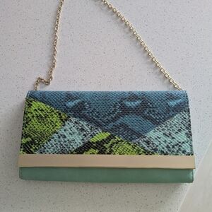 Aldo Snakeskin Clutch